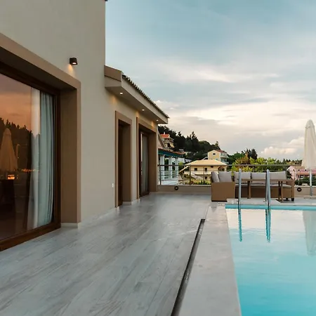 Villa Vasillis-heated Swimming Pool With Infinity View Vitalades
